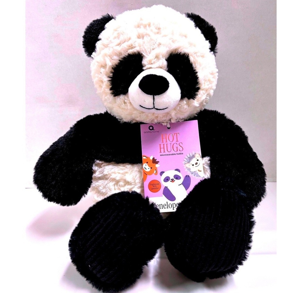 Penelope Panda heatable Hot Hugs Microwavable Lavender Scented Plush bear 18"